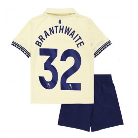 Everton Jarrad Branthwaite #32 Borte skjorte til barn 2025-26 Kortermet (+ korte bukser)